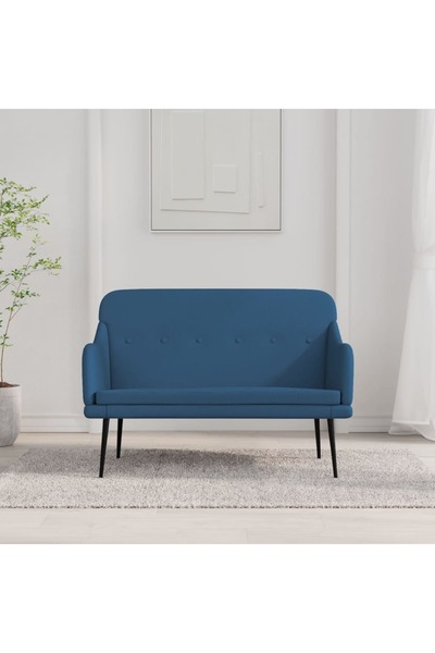 Concept Πάγκος, μπλε, 110x76x80 cm, ύφασμα