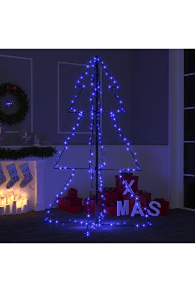 Concept Κωνικό χριστουγεννιάτικο δέντρο, 200 LED, 98x150 cm, εσωτερικού & εξω...