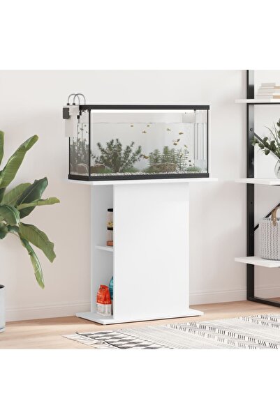 Concept Suport pentru acvariu, alb, 36x75x72,5 cm, lemn prelucrat