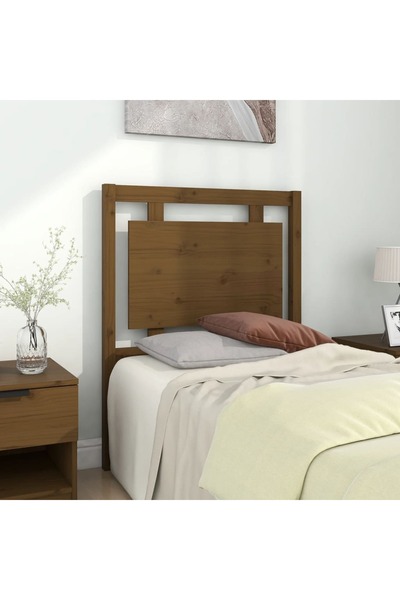 Concept Κομοδίνο, μελί καφέ, 80,5x4x100 εκ., μασίφ ξύλο πεύκου