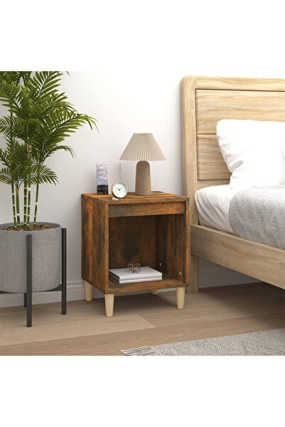 Concept Κομοδίνο, καπνιστή δρυς, 40x35x50 εκ.