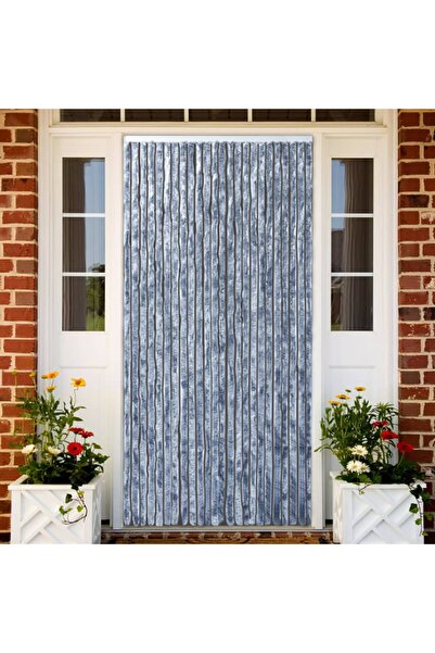 Concept Perdea pentru insecte, argintiu, 90x220 cm, Chenille
