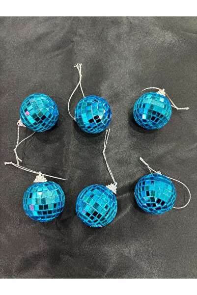 parti sürprizi Minge de discotecă albastră cu oglindă pentru petrecerea de An...