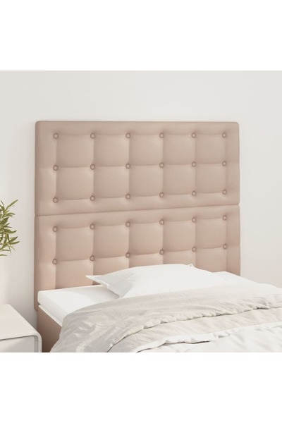 Concept Κομοδίνα 2 τεμ., καπουτσίνο 100x5x78/88 cm οικολογικό Δερμάτινο