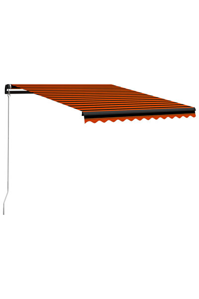 Concept Τέντα χειροκίνητα αναδιπλούμενη, πορτοκαλί/καφέ, 300 x 250 εκ.