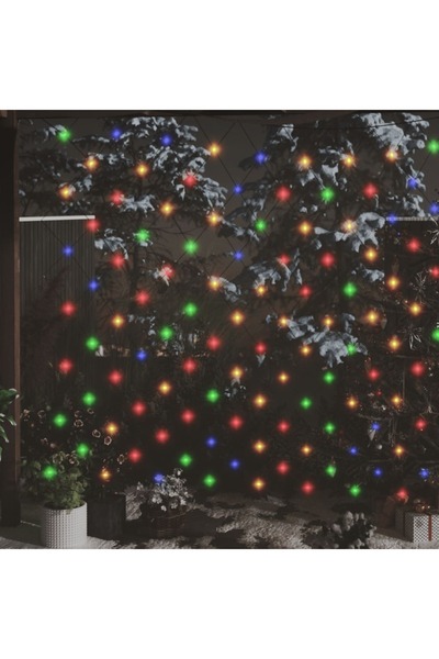 Concept Plasă lumini Crăciun colorată 3x3 m 306 LED interior/exterior