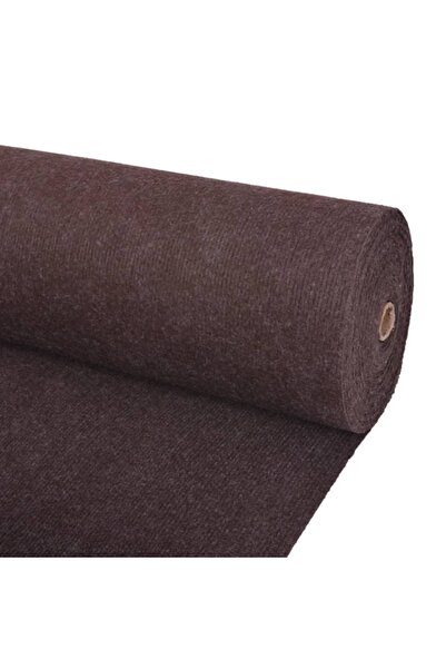 Concept Covor pentru expoziții striat, maro, 1,2x15 m