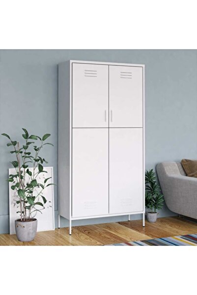 Concept Wardrobe, white, 90x50x180 cm steel