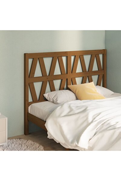 Concept Κομοδίνο, μελί καφέ, 126x4x100 εκ., μασίφ ξύλο πεύκου