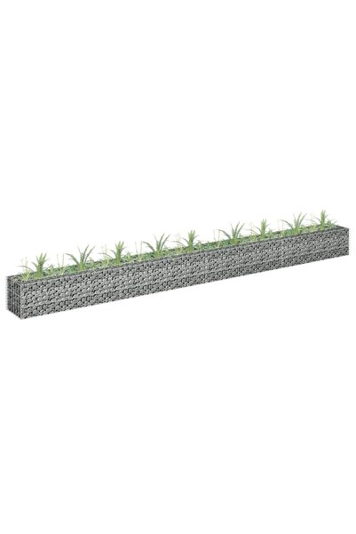 Concept Υπερυψωμένο κρεβάτι από συρματοκιβώτιο, 360 x 30 x 30 cm, ανοξείδωτο ...