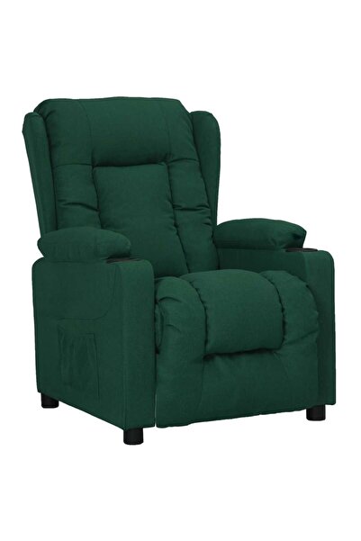 Concept Ανακλινόμενη πολυθρόνα, σκούρο πράσινο, ύφασμα