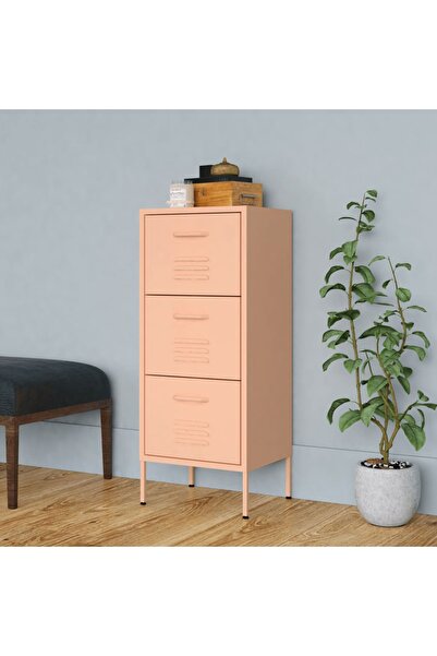 Concept Ντουλάπι αποθήκευσης, ροζ, 42,5x35x101,5 cm, ατσάλι