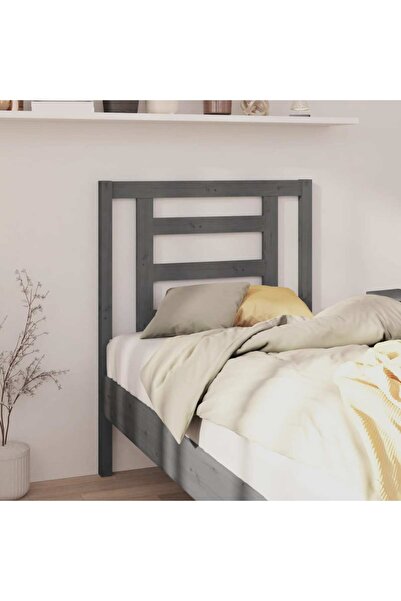 Concept Κομοδίνο, γκρι, 81x4x100 cm, μασίφ ξύλο πεύκου