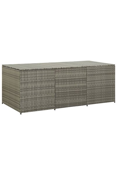 Concept Garden storage box, grey, 180x90x75 cm, polyrattan