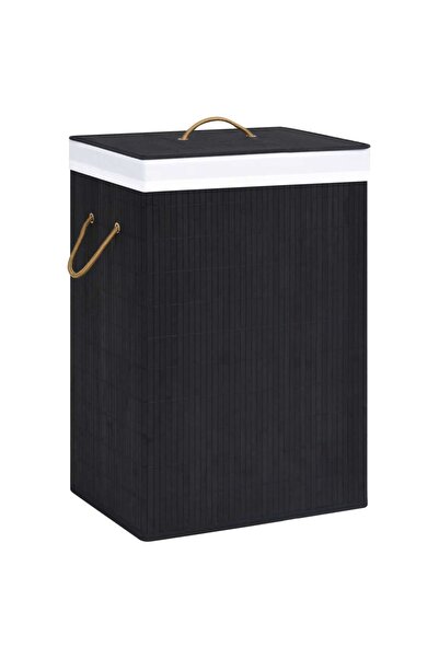 Concept Καλάθι πλυντηρίου από Μπαμπού , μαύρο