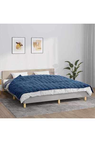Concept Pătură cu greutăți, albastru, 155x220 cm, 7 kg, material textil