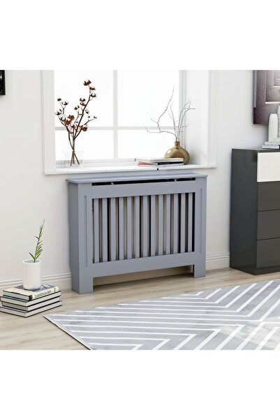 Concept Radiator cover, anthracite, 112 x 19 x 81 cm, MDF