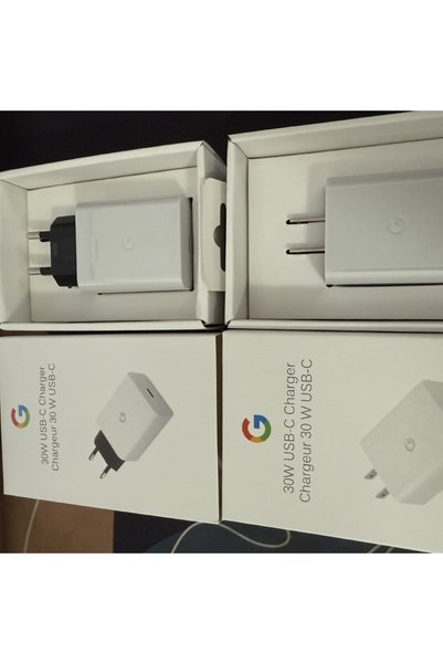Google محول طاقة للهاتف USB-C بتقنية الشحن السريع PD بقدرة 30 واط