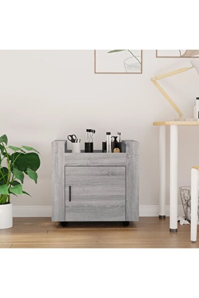 Concept Καρότσι γραφείου, γκρι sonoma, 60x45x60 cm, επεξεργασμένο ξύλο