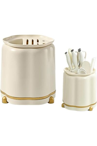 Arabest Knife Storage Block,360 ° Rotation Universal Knife Holder for Kitchen...