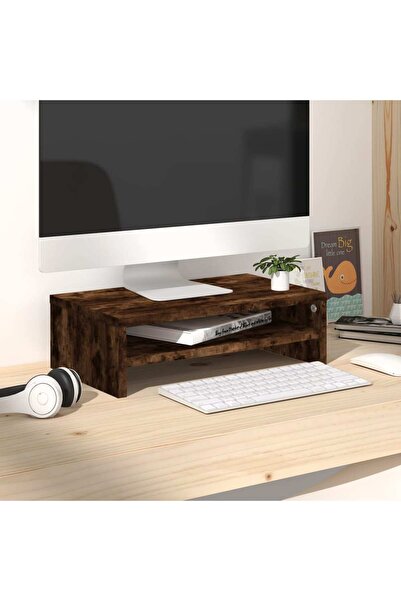 Concept Βάση οθόνης καπνιστή δρυς 42x24x13 εκ. από επεξεργασμένο ξύλο