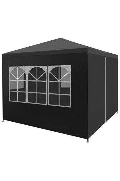 Concept Cort de petrecere, antracit, 3 x 3 m