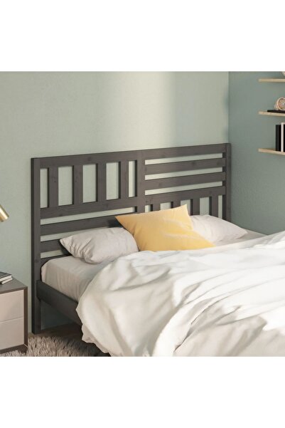 Concept Κομοδίνο, γκρι, 166x4x100 cm, μασίφ ξύλο πεύκου