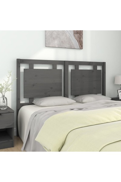 Concept Κομοδίνο, γκρι, 145,5x4x100 cm, μασίφ ξύλο πεύκου