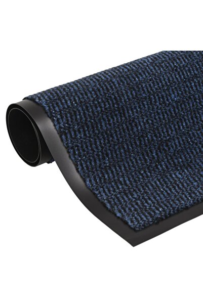 Concept Covoraș cu smocuri, albastru, 60x180 cm