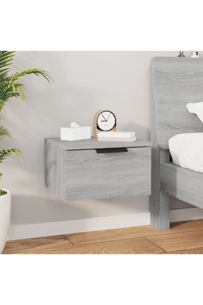 Concept Noptieră de perete, gri sonoma, 34x30x20 cm