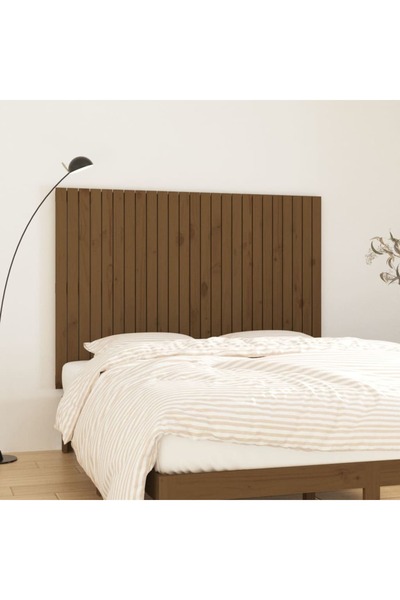 Concept Tăblie de pat pentru perete, maro miere 159,5x3x110 cm lemn pin