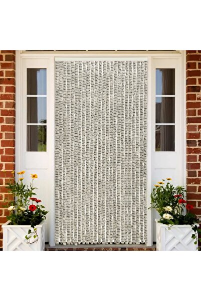 Concept Perdea pentru insecte, gri deschis & închis 100x220 cm chenille