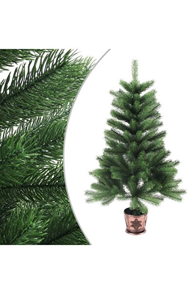 Concept Τεχνητό χριστουγεννιάτικο δέντρο, σε σχήμα βελόνας 90 cm, πράσινο