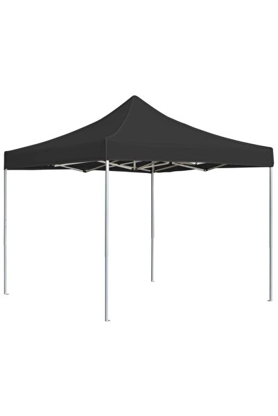 Concept Cort de petrecere pliabil profesional, antracit, 3x3m, aluminiu