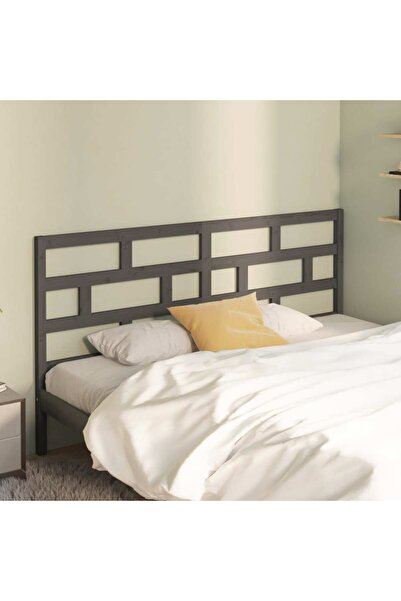 Concept Tăblie de pat, gri, 186x4x100 cm, lemn masiv de pin