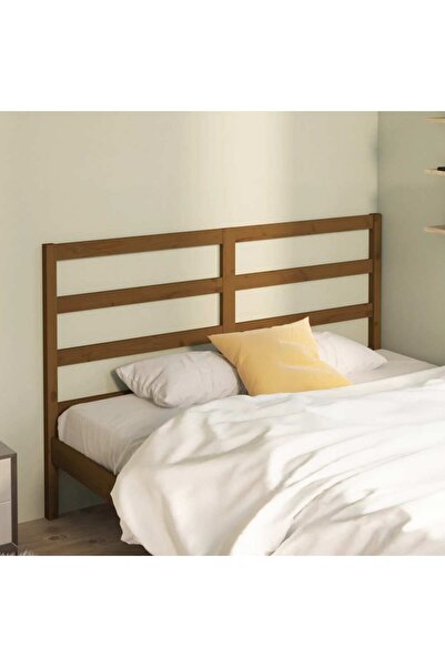 Concept Κομοδίνο, μελί καφέ, 126x4x100 εκ., μασίφ ξύλο πεύκου