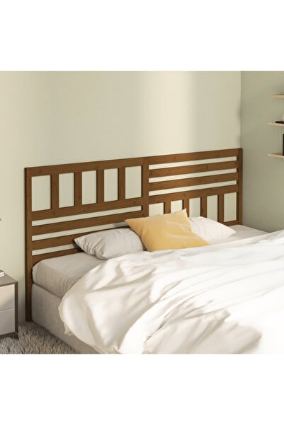 Concept Κομοδίνο, μελί καφέ, 206x4x100 εκ., μασίφ ξύλο πεύκου