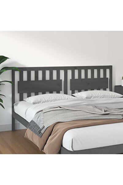 Concept Κομοδίνο, γκρι, 185,5x4x100 cm, μασίφ ξύλο πεύκου