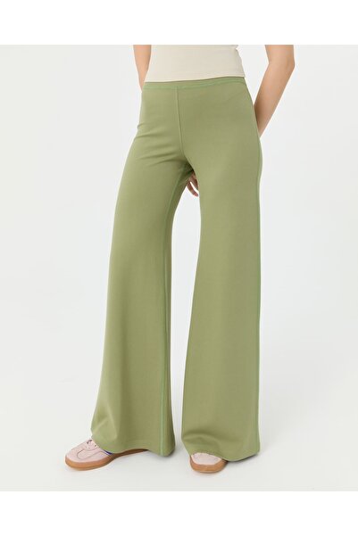 Ayma Active Matcha Wide-Leg Weekend Pants