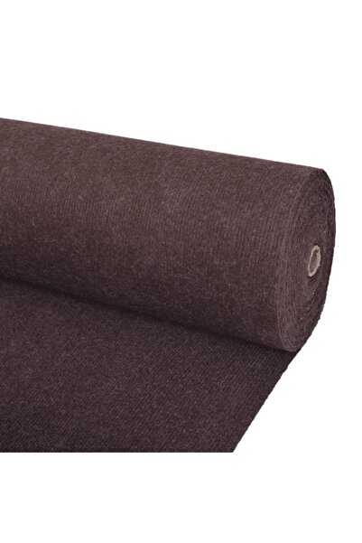 Concept Covor pentru expoziții striat, maro, 1,2x20 m