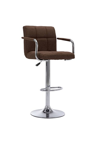 Concept Scaun de bar, maro, material textil