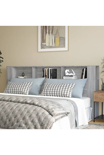 Concept Κεφαλάρι με ντουλάπα, γκρι sonoma, 220x18,5x104,5 εκ.