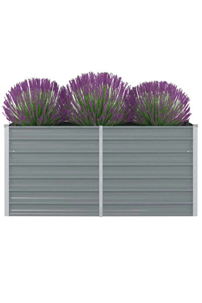 Concept Pat înalt straturi, 160x80x77, oțel galvanizat, gri