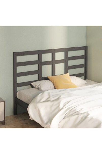 Concept Κομοδίνο, γκρι, 126x4x104 cm, μασίφ ξύλο πεύκου