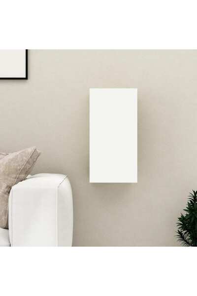 Concept Comodă TV, alb și stejar Sonoma, 30,5x30x60 cm, PAL