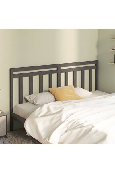 Concept Κομοδίνο, γκρι, 186x4x100 cm, μασίφ ξύλο πεύκου