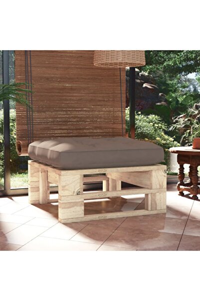 Concept Taburet din paleți de grădină, lemn de pin tratat