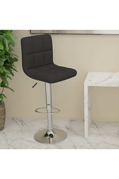 Concept Σκαμπό μπαρ, μαύρο, ύφασμα