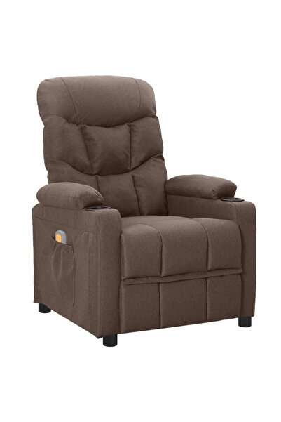 Concept Πτυσσόμενη πολυθρόνα μασάζ, γκρι-μπεζ, ύφασμα