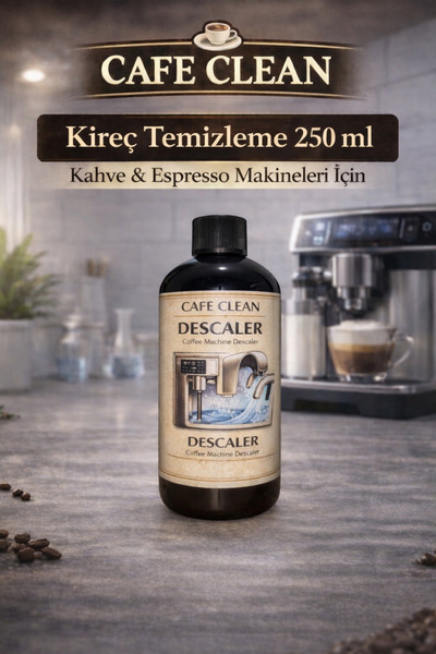 cleanova Kahve & Espresso Makinesi Kireç Çözücü 250 ml | Profesyonel Temizlik